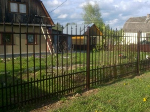 Сварные заборы с утрамбовкой щебнем 12 метров фото в Серебряных Прудах